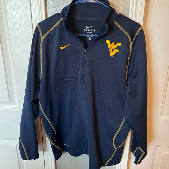 Nike Other - Mens M Nike West Virginia WVU quarter zip. In great condition!